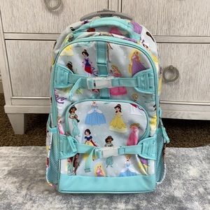 Pottery Barn Kids Disney princess Roll Away carry on or back pack